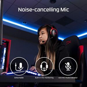 HyperX Cloud II Wireless - Gaming Headset for PC, PS4/PS5, Nintendo Switch, Long Lasting Battery Up to 30 Hours, 7.1 Surround Sound, Memory Foam, Detachable Noise Cancelling Microphone, Mic Monitoring