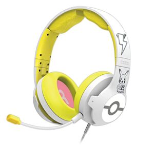 hori gaming headset (pikachu pop) for nintendo switch & switch lite - officially licensed by nintendo & pokemon company international - nintendo switch