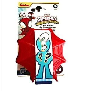 spidey and his amazing friends marvel webs up minis surprise collectible action figure toy, 2.5-inch scale figure in web case, age 3 and up