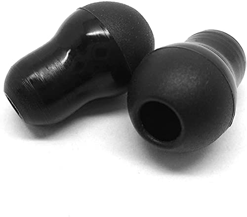 Silicone Ear Tips Earbud Replacement for Littmann Stethoscopes - Comfortable Fit Littman Ear Tips Replacement，Stethoscope Ear Pieces,Cardiology IV Parts & Littmann Earplugs Stethoscope Parts (black)