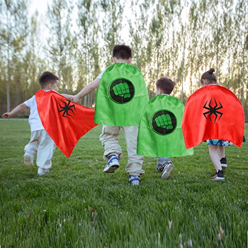 HuangWeida Superhero Cape and Mask for Kids, Toy for 3-9 Year Old Boys Girls Dress up Super Hero Costume