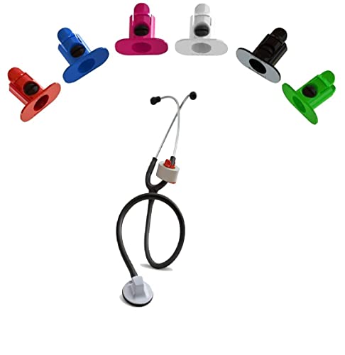 StatGear Stethoscope Tape Holder - Medical Items for Nurses, Paramedics, EMT, EMS - Black