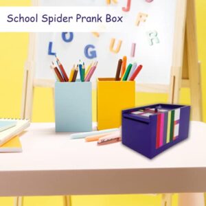 YouLain Spider Prank Box- Funny Wooden Box Toy Prank, Gag Gifts for Adults Spider in Box Prank Fun Spider Money Surprise Box April Fool's Day Gift