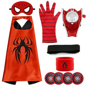 RioRand Superhero Capes for Kids Set Superhero Toys for Boys Girls Party Supplies Christmas Halloween Gifts