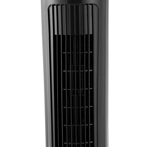 Amazon Basics Digital 40'' 4 Speed Oscillating LED Display Tower Fan with Remote Control and Timer