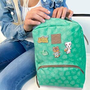 Controller Gear Animal Crossing Nintendo Switch Mini-Backpack (Teal Leaves)