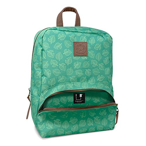 Controller Gear Animal Crossing Nintendo Switch Mini-Backpack (Teal Leaves)