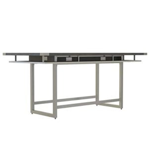safco mirella conference table, standing-height, 8 ft
