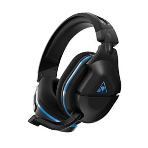 turtle beach stealth 600 gen 2 wireless gaming headset for playstation 5, ps4 pro, ps4 & nintendo switch with 50mm speakers, 15-hour battery life, flip-to-mute mic, and spatial audio - black (renewed)