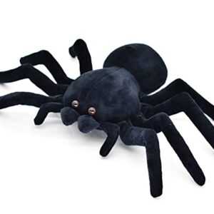 HWD Soft Spider Doll, Cute Stuffed Animals Dolls Plush Pranks Stuff Toys, Gifts for Kids, Toddler, Birthday, Halloween, Christmas (Small:7.8in x 11.8in)