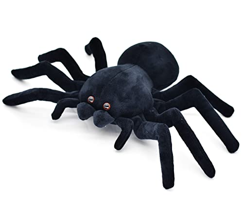 HWD Soft Spider Doll, Cute Stuffed Animals Dolls Plush Pranks Stuff Toys, Gifts for Kids, Toddler, Birthday, Halloween, Christmas (Small:7.8in x 11.8in)