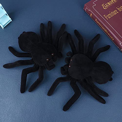 HWD Soft Spider Doll, Cute Stuffed Animals Dolls Plush Pranks Stuff Toys, Gifts for Kids, Toddler, Birthday, Halloween, Christmas (Small:7.8in x 11.8in)