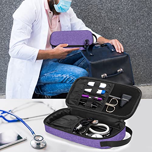 Trunab Stethoscope Case for Nurse, Pediatric/Cardiology Doctor, Nursing Student, Compatible with 3M Littmann/MDF/ADC, Hold Stethoscope, BP Cuffs and Most Nurse Accessories for Work