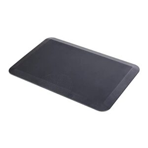 safco products anti-fatigue mat, rectangular, 20" x 30", black