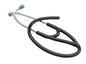 compatible replacement tube by cardiotubes fits littmann(r) mastercardiologyi(r) and littmann(r) cardiology iii(r) stethoscopes - 7mm binaurals black tubing