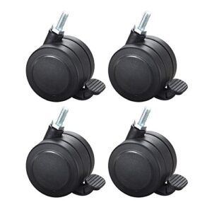 safco products 1211bl hard floor casters with alphabetter desk, black classroom and home school desk