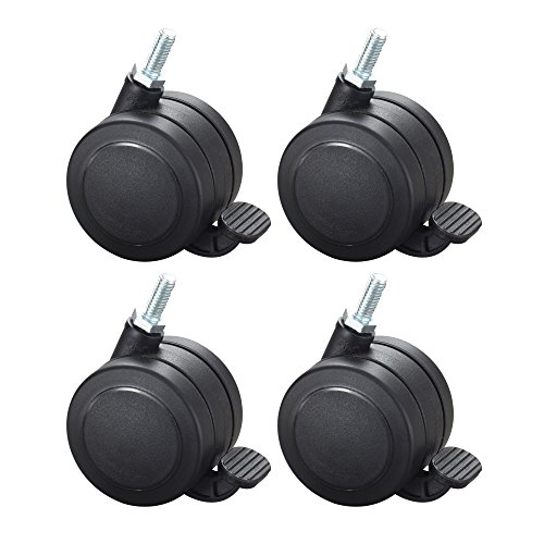 Safco Products 1211BL Hard Floor Casters with Alphabetter Desk, Black Classroom and Home School Desk