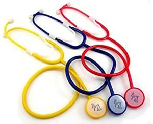 emi disposable stethoscopes 10 pack (yellow)