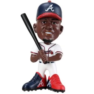 ronald acuna jr. atlanta braves vinyl showstomperz 4.5 inch bobblehead mlb baseball