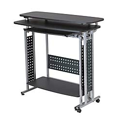 Safco Scoot Desk, Black