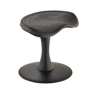 Safco Products 2270BL Fidget Active Stool, 14", Black