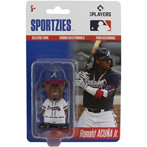 Maccabi Art Ronald Acuna Jr. Atlanta Braves MLB Sportzies Action Figure, 2.5" Tall