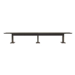 safco products safco 168" rectangle conference table - textured driftwood - sterling series