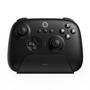 8bitdo ultimate bluetooth controller with charging dock, wireless pro controller for switch, windows and steam deck (black)