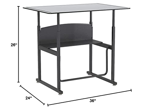 Safco Products 1208DE Alpha better Desk, Dry Erase