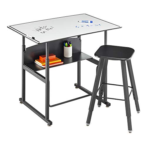 Safco Products 1208DE Alpha better Desk, Dry Erase