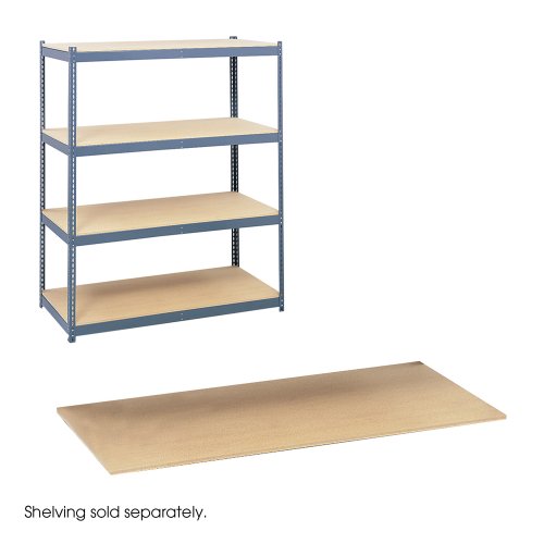 Safco Office Industrial Garage Commercial Archival Shelving Particle Board Shelves