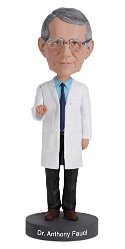 Royal Bobbles Dr. Anthony Fauci Bobblehead, Premium Polyresin Lifelike Figure, Unique Serial Number, Exquisite Detail