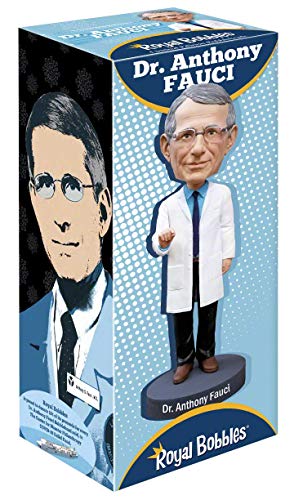 Royal Bobbles Dr. Anthony Fauci Bobblehead, Premium Polyresin Lifelike Figure, Unique Serial Number, Exquisite Detail