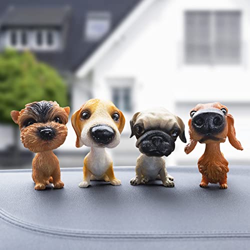 COGEEK Bobble Head Dogs Bobbing Heads Car Dash Puppy Car Decoration (Hound)