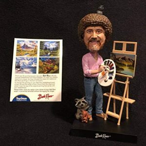 Royal Bobbles Bob Ross Bobblehead, Premium Polyresin Lifelike Figure, Unique Serial Number, Exquisite Detail