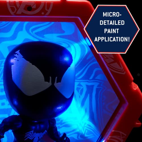 WOW! PODS Marvel Avengers Collection - Venom | Superhero Light-Up Bobble-Head Figure | Official Marvel Collectable Toys & Gifts | Number 206 in Series, Black