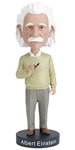 Royal Bobbles Albert Einstein Bobblehead, Premium Polyresin Lifelike Figure, Unique Serial Number, Exquisite Detail