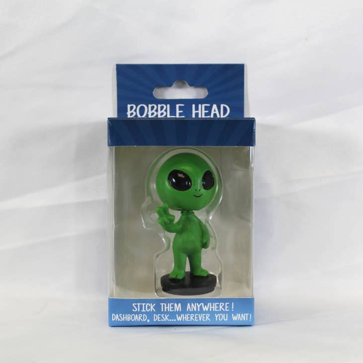 Kalan Bobble Head Alien - Now You Can Stick an Alien on Your Desk or Dashboard! - Gift - Conversation Piece