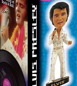 Royal Bobbles Elvis Presley Aloha from Hawaii Bobblehead, Premium Polyresin Lifelike Figure, Unique Serial Number, Exquisite Detail