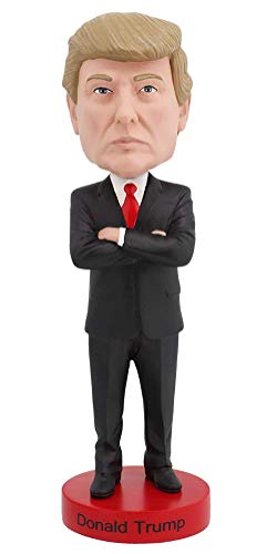 Royal Bobbles Donald Trump Bobblehead, Premium Polyresin Lifelike Figure, Unique Serial Number, Exquisite Detail