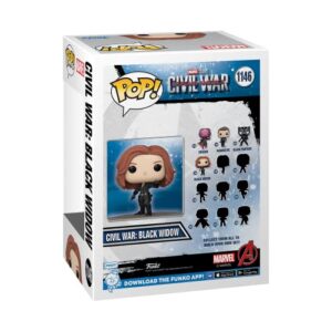 Funko Pop! Marvel: Captain America: Civil War Build A Scene - Black Widow, Amazon Exclusive, Figure 4 of 12