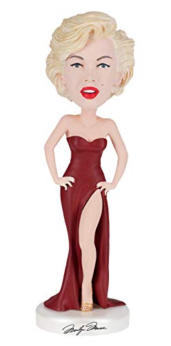 Royal Bobbles Marilyn Monroe Bobblehead, Premium Polyresin Lifelike Figure, Unique Serial Number, Exquisite Detail