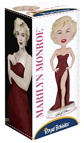 Royal Bobbles Marilyn Monroe Bobblehead, Premium Polyresin Lifelike Figure, Unique Serial Number, Exquisite Detail