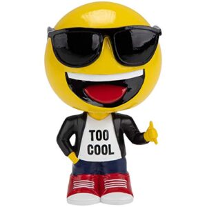 emoji too cool officially licensed bobblehead emojitudes