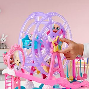 Kindi Kids Minis Collectible Ferris Wheel and Posable Bobble Head Figurine 2pc