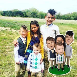 Mydedor Custom Bobbleheads Figurine Customized Doll Birthday Gifts for Family, Bobble Head Figures Handmade Personalized Gift for Bestfriend Wedding Anniversary with Photos 6"