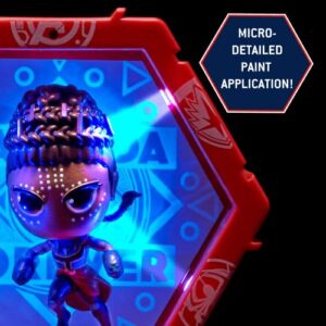 WOW! PODS Avengers Collection - Black Panther Shuri | Superhero Light-Up Bobble-Head Figure | Official Marvel Collectable Toys & Gifts