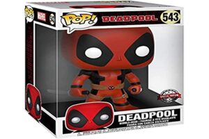 funko pop! marvel deadpool exclusive 10-inch vinyl bobble head #543 [super-size]