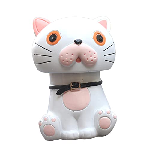 Levemolo Bobble Head Cat Ornament Car Decoration Spring Decor Decoration for Home Spring Base Dancing Toy Bobblehead Kitten Cat Bobbleheads Dashboard Figurine Kitten Adorn Resin Cat Crafts