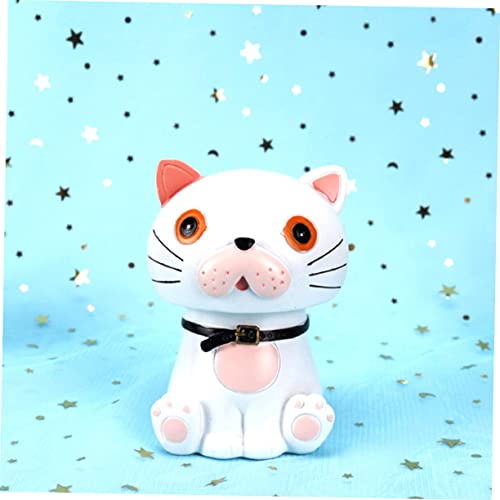 Levemolo Bobble Head Cat Ornament Car Decoration Spring Decor Decoration for Home Spring Base Dancing Toy Bobblehead Kitten Cat Bobbleheads Dashboard Figurine Kitten Adorn Resin Cat Crafts